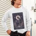 High Priestess Tarot Art Celestial Mystic Book Lover Unisex Long Sleeve T-Shirt High Priestess Tarot Art Celestial Mystic Book Lover Unisex Long Sleeve T-Shirt