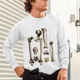 Hip And Leg Bones Book Print Vintage Human Bones Unisex Long Sleeve T-Shirt Hip And Leg Bones Book Print Vintage Human Bones Unisex Long Sleeve T-Shirt