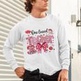 HUGvyn One Loved Teacher Valentine Book Heart Reading Bow Unisex Long Sleeve T-Shirt HUGvyn One Loved Teacher Valentine Book Heart Reading Bow Unisex Long Sleeve T-Shirt
