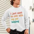 Introvert Pet Ladybug Mom Unisex Long Sleeve T-Shirt