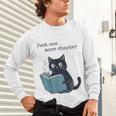 Just One More Chapter Bookworm Cat Book Lover Unisex Long Sleeve T-Shirt Just One More Chapter Bookworm Cat Book Lover Unisex Long Sleeve T-Shirt
