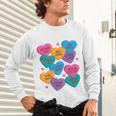 Librarian Shirt Valentines Book Worm Reading Tshirt Premium Tri-Blend Unisex Long Sleeve T-Shirt
