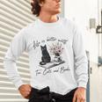Life Better With 2 Cats Books Kitten Kitty Women Girls Kids Unisex Long Sleeve T-Shirt