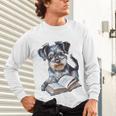 Nerdy Schnauzer Dog Book Lover Glasses Cute Pet For Men Women Kids Unisex Long Sleeve T-Shirt Nerdy Schnauzer Dog Book Lover Glasses Cute Pet For Men Women Kids Unisex Long Sleeve T-Shirt