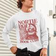 North Pole Book Club Christmas Unisex Long Sleeve T-Shirt North Pole Book Club Christmas Unisex Long Sleeve T-Shirt