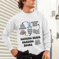 Nothing Beats Reading Rock Paper Scissors Reader Book Lover Unisex Long Sleeve T-Shirt