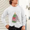 Oh What Fun It Is To Read Book Christmas Tree Premium Tri-Blend Unisex Long Sleeve T-Shirt