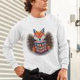 I Read Banned Books Sly Fox Reading Books Unisex Long Sleeve T-Shirt