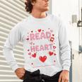 Read Your Heart Out Valentine Reading Book Lover Teacher Premium Tri-Blend Unisex Long Sleeve T-Shirt Read Your Heart Out Valentine Reading Book Lover Teacher Premium Tri-Blend Unisex Long Sleeve T-Shirt