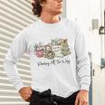 Reading All The Way Christmas Book Lover For Women And Teens Unisex Long Sleeve T-Shirt