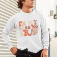 In My Reading Era Groovy Book Lovers Library Reading Women Unisex Long Sleeve T-Shirt