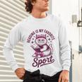 Reading Is My Favorite Sport Cat And Book Lover Women Unisex Long Sleeve T-Shirt Reading Is My Favorite Sport Cat And Book Lover Women Unisex Long Sleeve T-Shirt