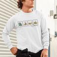 Reading Silly Goose Teacher Bookish Librarian Book Lover Unisex Long Sleeve T-Shirt