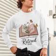 Retired 2025 A New Chapter Begins Retirement Teacher Book Unisex Long Sleeve T-Shirt