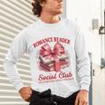 Romance Book Reading Bookish Romance Reader Social Club Unisex Long Sleeve T-Shirt
