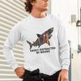 Shark Costume Teens Books Nerds Shark Stuffed Animal Sharks Unisex Long Sleeve T-Shirt