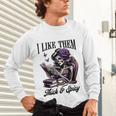 Smut Reader Spicy Book Romance I Like Them Thick & Spicy Unisex Long Sleeve T-Shirt