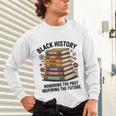 History Month Teacher Reading Book Lover Floral Stack Premium Tri-Blend Unisex Long Sleeve T-Shirt