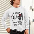 I Vow You Vow We Vow Merch Dark Romance Smutty Book Smutt Unisex Long Sleeve T-Shirt