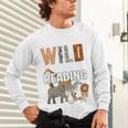 Wild About Reading Book Reader Book Nerd Book Reading Lover Premium Tri-Blend Unisex Long Sleeve T-Shirt