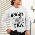 Women's Fueled By Books And Tea Book Lover Bookworm Reading Books Unisex Long Sleeve T-Shirt Women's Fueled By Books And Tea Book Lover Bookworm Reading Books Unisex Long Sleeve T-Shirt