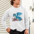 In A World Full Of Bookworms Be A Book Dragon Unisex Long Sleeve T-Shirt In A World Full Of Bookworms Be A Book Dragon Unisex Long Sleeve T-Shirt