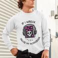 If I Wreck Pause My Audiobook Lover Reader Book-Club Women Unisex Long Sleeve T-Shirt