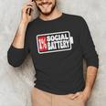 1 Social Battery Sarcastic Introverted Men Women Unisex Long Sleeve T-Shirt