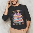 100 Days In The Books Cute Book 100 Days Of School Teachers Unisex Long Sleeve T-Shirt 100 Days In The Books Cute Book 100 Days Of School Teachers Unisex Long Sleeve T-Shirt