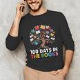 100 Days In The Books Reading Teachers Librarians School Unisex Long Sleeve T-Shirt