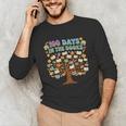 100 Days Of School 100 Days In The Books English Teacher Unisex Long Sleeve T-Shirt