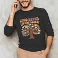 100 Days Of School 100 Days In The Books Librarian Read Unisex Long Sleeve T-Shirt