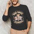 100 Days Of School Cute Puppies And Books Unisex Long Sleeve T-Shirt