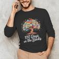 100th Day Of School Books Tree Reading Unisex Long Sleeve T-Shirt