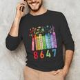 8647 Equal Rights Book Flower Trump Women Rights Feminist Unisex Long Sleeve T-Shirt