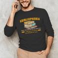 Abibliophobia Perfect For Young Book Lover Bookworm Reader Unisex Long Sleeve T-Shirt Abibliophobia Perfect For Young Book Lover Bookworm Reader Unisex Long Sleeve T-Shirt