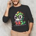Adorable Book Lover Iguana With Reading Glasses Cute Unisex Long Sleeve T-Shirt Adorable Book Lover Iguana With Reading Glasses Cute Unisex Long Sleeve T-Shirt