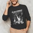Alien Abduction UFO Lovers Comic Book Style Shirt Unisex Long Sleeve T-Shirt