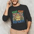 Animals Read Reading Book Library First Day Of School Kids Unisex Long Sleeve T-Shirt Animals Read Reading Book Library First Day Of School Kids Unisex Long Sleeve T-Shirt