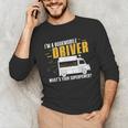 Awesome Bookmobile Driver What's Your Superpower Book Wagon Unisex Long Sleeve T-Shirt