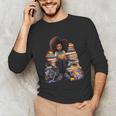 Back To School Afro Melanin Girl Reading Book Bookworm Unisex Long Sleeve T-Shirt Back To School Afro Melanin Girl Reading Book Bookworm Unisex Long Sleeve T-Shirt
