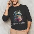 Im With The Banned Book Readers Librarians Read Banned Books Unisex Long Sleeve T-Shirt Im With The Banned Book Readers Librarians Read Banned Books Unisex Long Sleeve T-Shirt