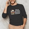 This Is My Book Character Costume Cat Men Women Kids Reading Unisex Long Sleeve T-Shirt
