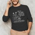 This Is My Book Character Costume Dog Reading a Book Unisex Long Sleeve T-Shirt This Is My Book Character Costume Dog Reading a Book Unisex Long Sleeve T-Shirt