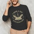 A Book A Day Keeps Reality Away Reading Escape Quote Unisex Long Sleeve T-Shirt A Book A Day Keeps Reality Away Reading Escape Quote Unisex Long Sleeve T-Shirt