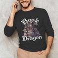 Book Dragon Book Lover Bookworm Book Reader Librarian Unisex Long Sleeve T-Shirt Book Dragon Book Lover Bookworm Book Reader Librarian Unisex Long Sleeve T-Shirt