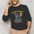 Book Dragon Mark Minson's Books Unisex Long Sleeve T-Shirt