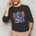 Book Dragon Reading Unisex Long Sleeve T-Shirt