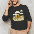 Book Frog Toad Vintage Book Frog Book Frog Reading Book Unisex Long Sleeve T-Shirt