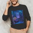 Book Library Bookshelf Armchair Window Pattern Print Unisex Long Sleeve T-Shirt Book Library Bookshelf Armchair Window Pattern Print Unisex Long Sleeve T-Shirt